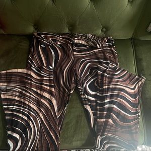 Brown Swirly Pants